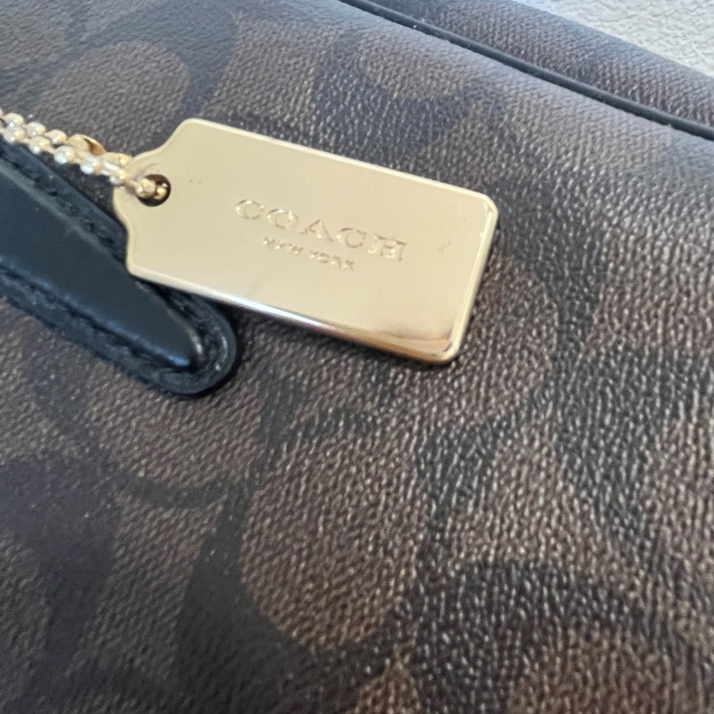 Coach Mini Surrey Carryall Brown and Black Satchel - Picture 8 of 10